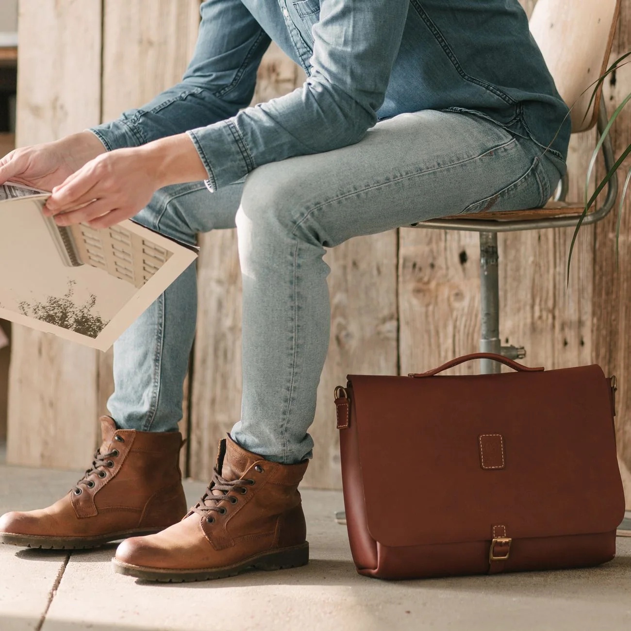 Bota de trabajo Sierra — segundo ángulo