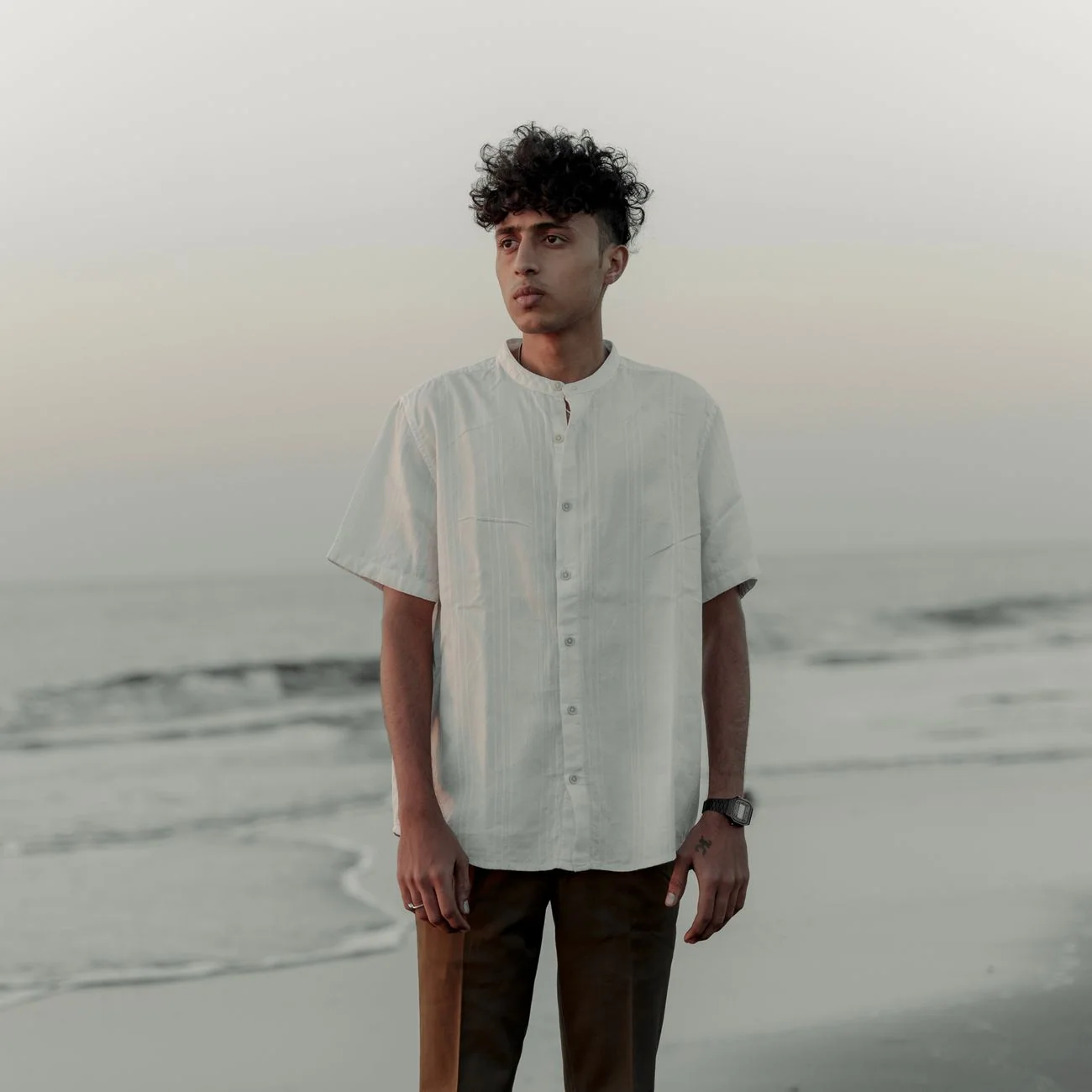 Camisa oxford Clásica — en contexto
