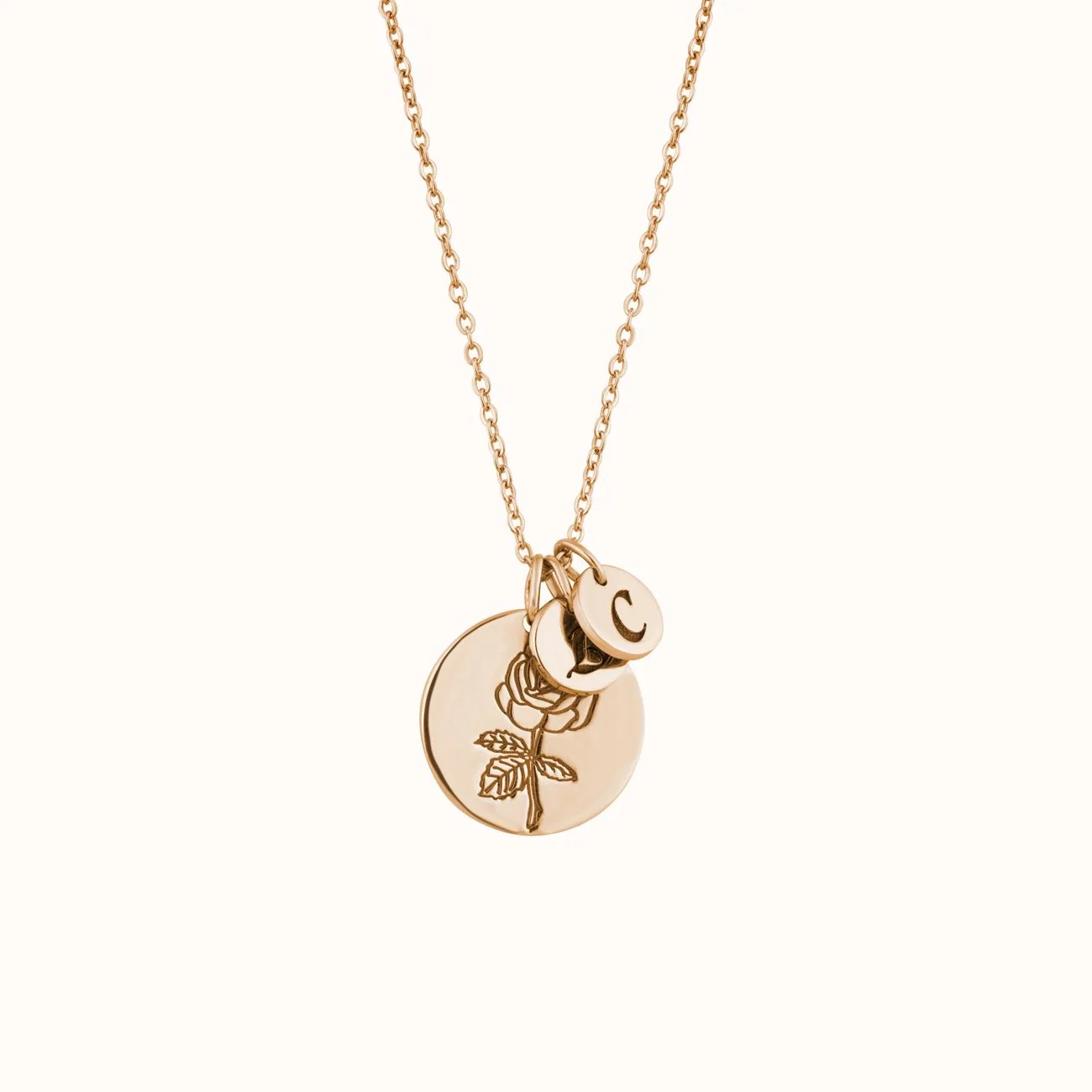 Collar cadena fina Alma — segundo ángulo