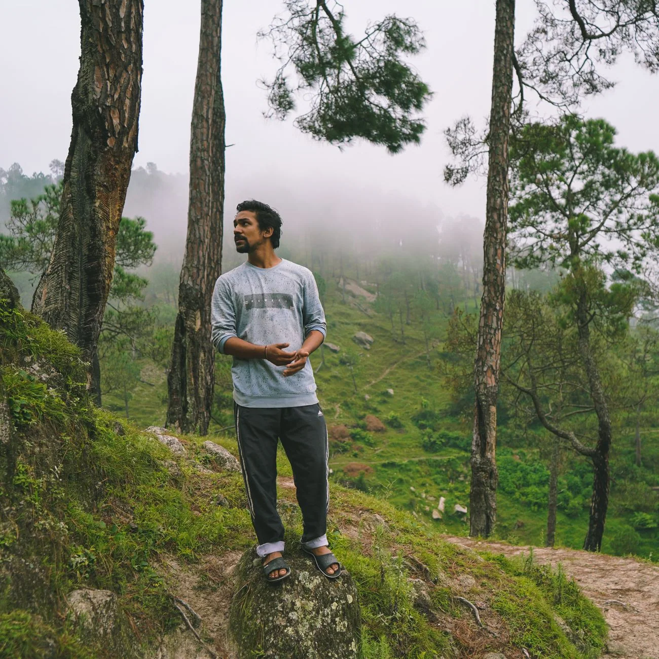 Jogger de punto Descanso — vista principal