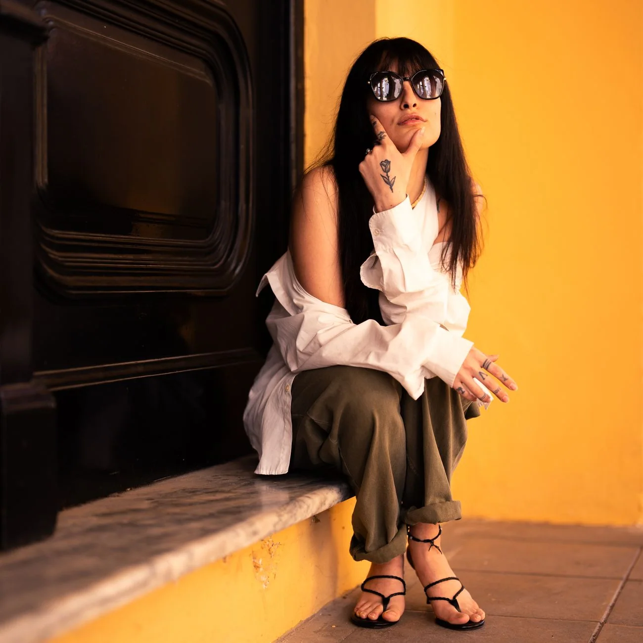 Pantalón wide leg Marea — segundo ángulo