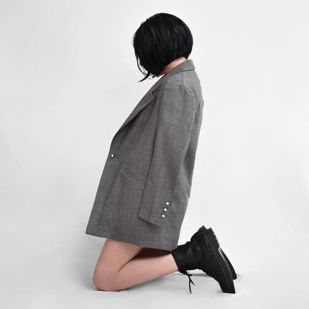Blazer estructurado Alma — segundo ángulo