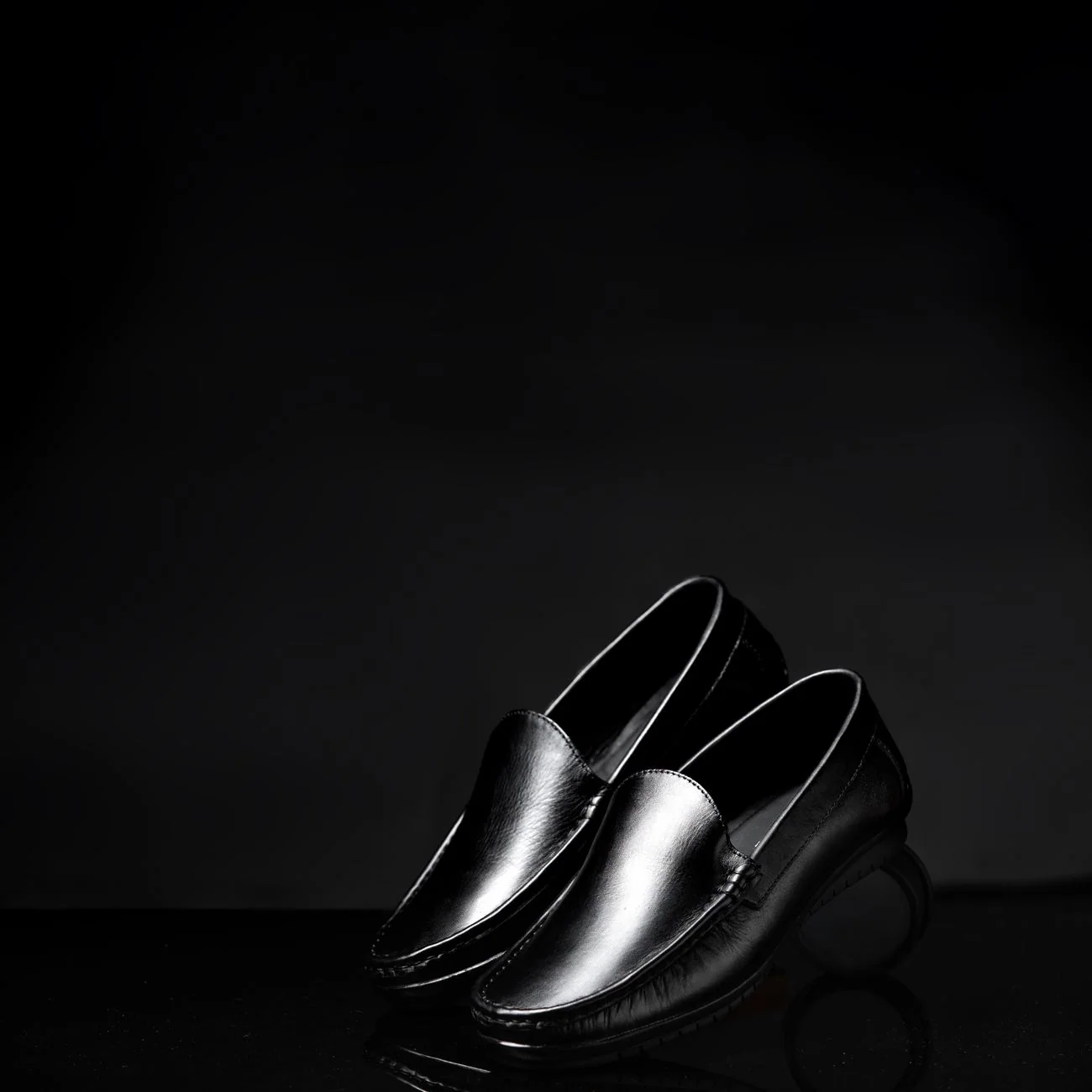 Cinturón de piel Línea — detalle