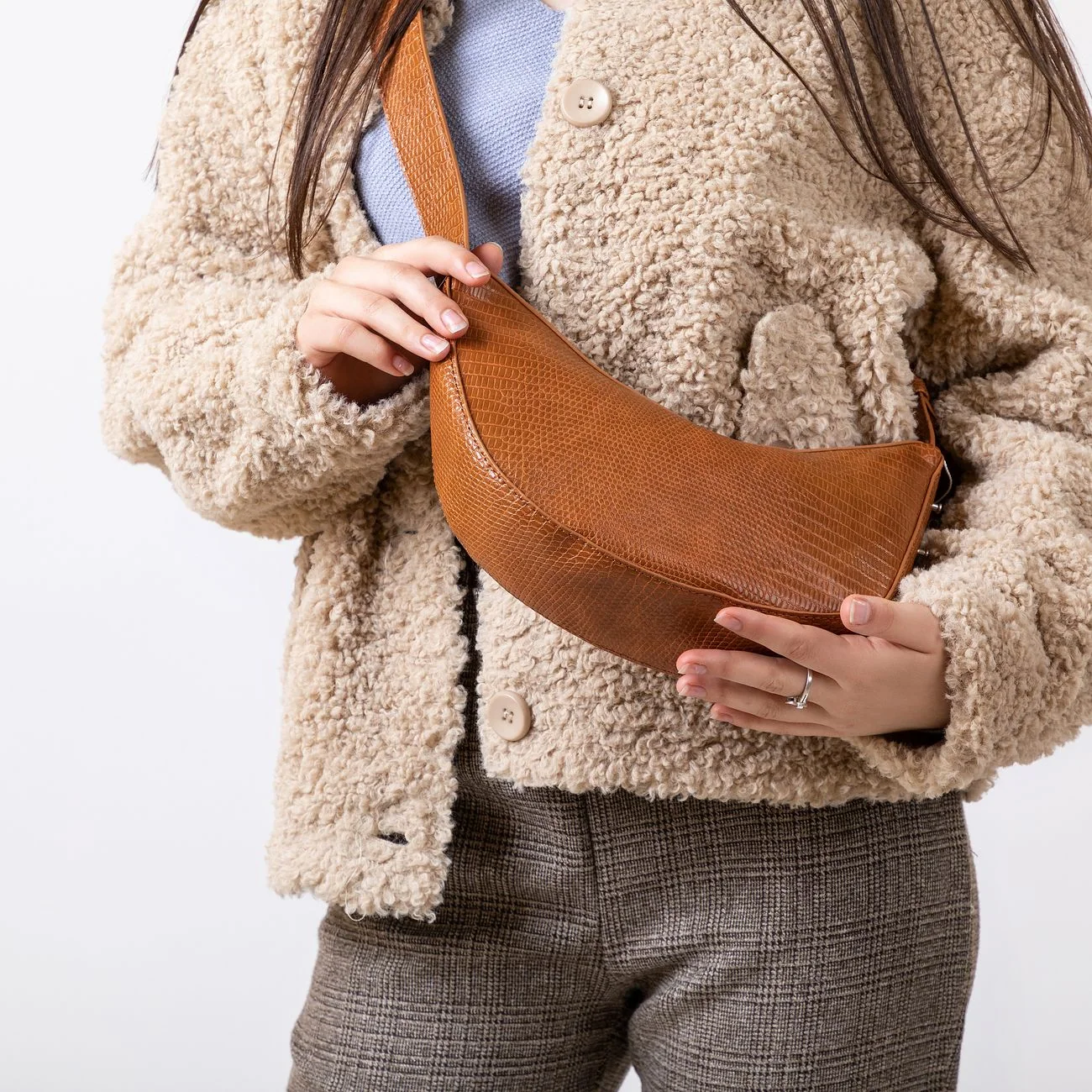 Bolso estructurado Siena — en contexto